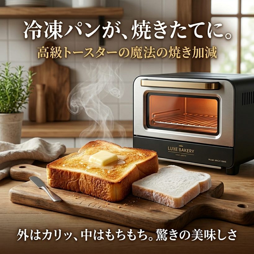忙しい朝が劇的に変わる。 最速60秒で、理想の食感へ。