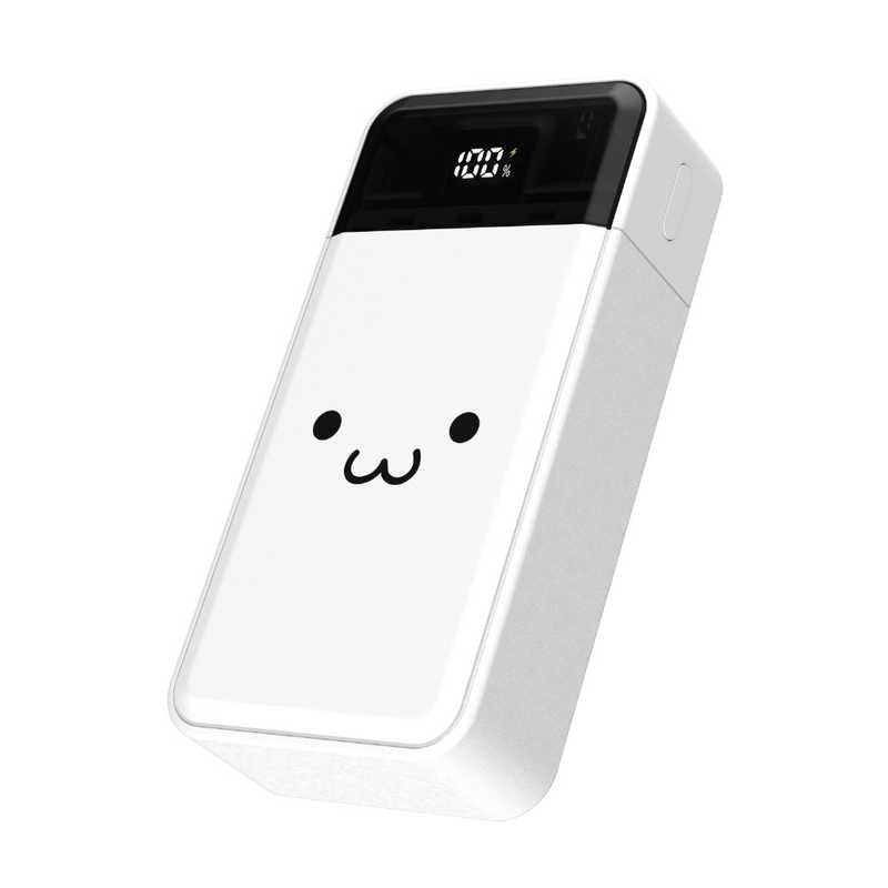 エレコム ELECOM 残量が見える高出力モバイルバッテリー(10000mAh/30W) DE-C51L-10000WF