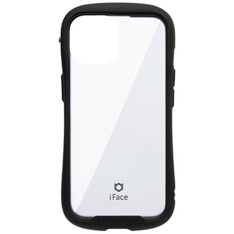 アイフェイス iFace HAMEE ［iPhone 15/14/13専用］iFace Reflection強化ガラスクリアケース iFace ブラック 41-983300