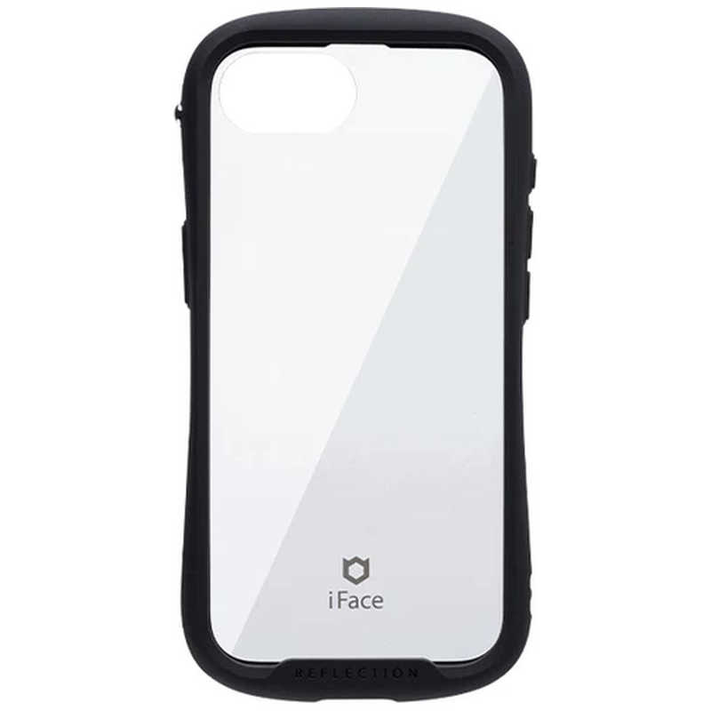 アイフェイス iFace HAMEE iPhone 16e iFace Reflection強化ガラスクリアケース iFace ブラック 41-988503