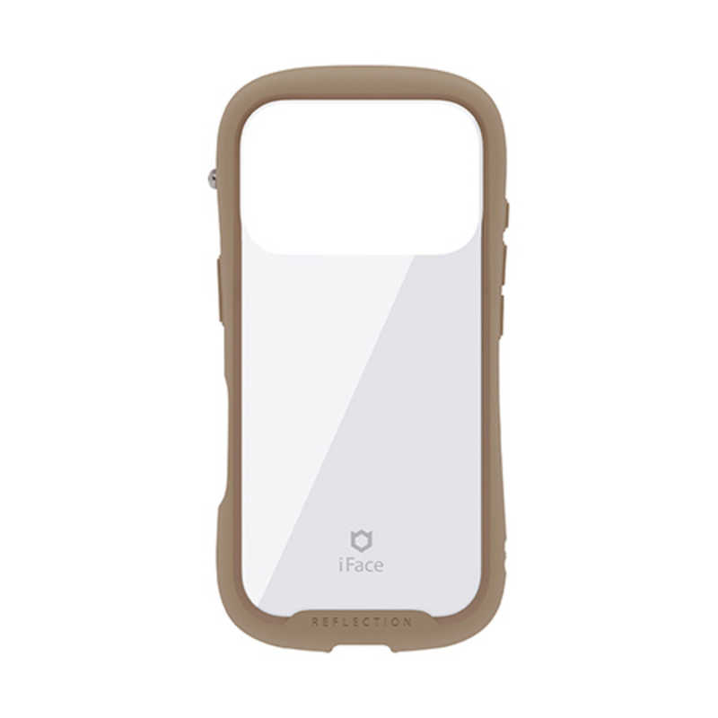 ハミィ HAMEE iPhone 17Pro用強化ガラスクリアケース iFace Reflection ベージュ 41-182967