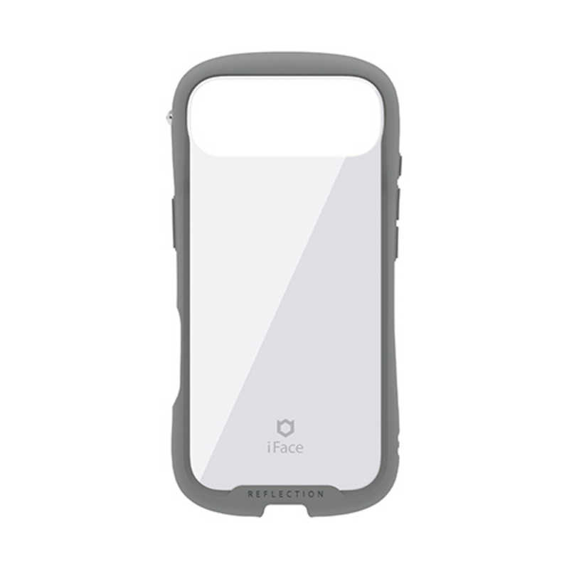 ハミィ HAMEE iPhone Air iFace Reflection強化ガラスクリアケース グレー IP17AIFACERFTGY