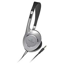 【決算50%オフクーポン対象商品】audio-technica オープン型オンイヤーヘッドホン シルバー ATH-P100L オーディオテクニカ