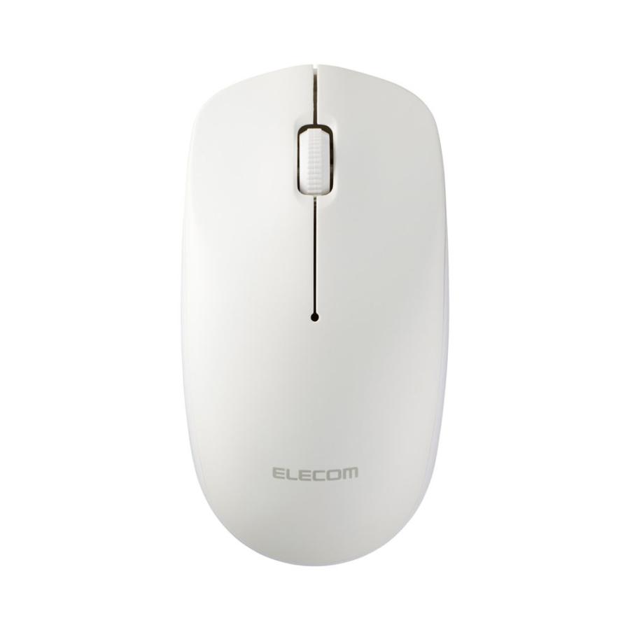 エレコム ELECOM Bluetooth 光学式マウス[3ボタン/Lサイズ] ホワイト M-LE10BRWH