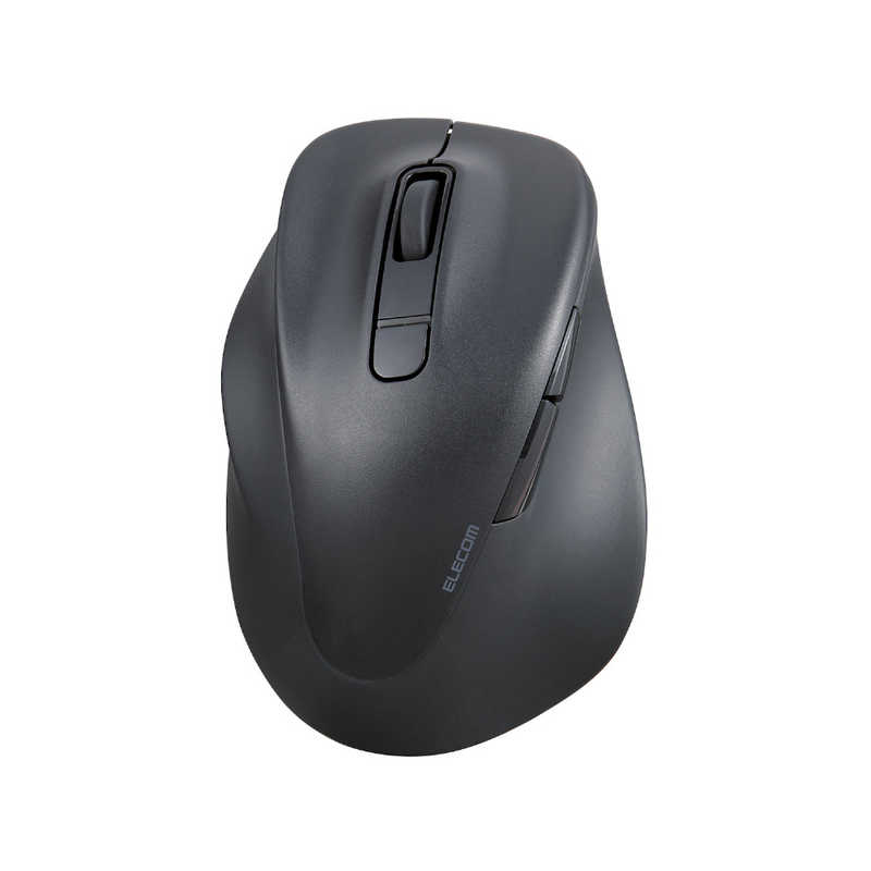 エレコム ELECOM 静音 Bluetooth5．0マウス EX-G 5ボタン Lサイズ(左手用) ブラック M-XGL31BBSKBK