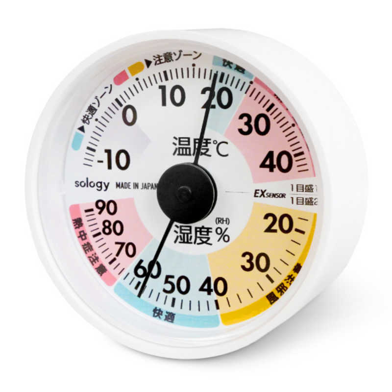 【決算20%オフクーポン対象商品】GDT アナログ温湿度計(小型) ［アナログ］ ENP-02BWTDI