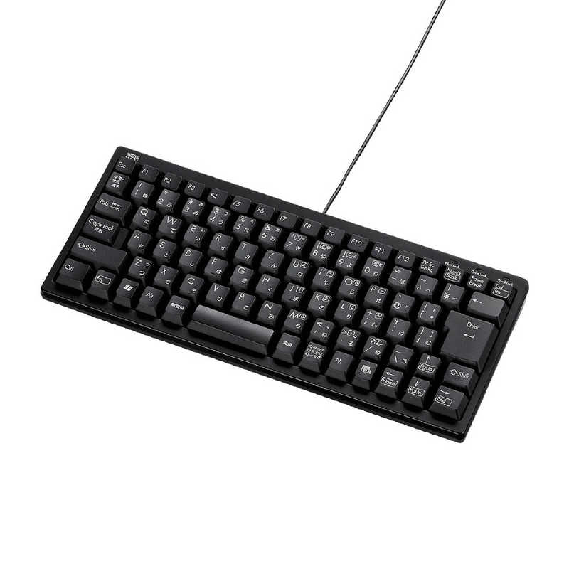 サンワサプライ SANWA SUPPLY コンパクトキーボード(テンキーなし) ブラック SKB-KG3BKN2