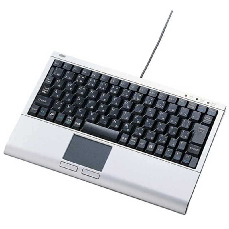 サンワサプライ SANWA SUPPLY タッチパッド付キーボード（シルバー） SKB-TP01SVN