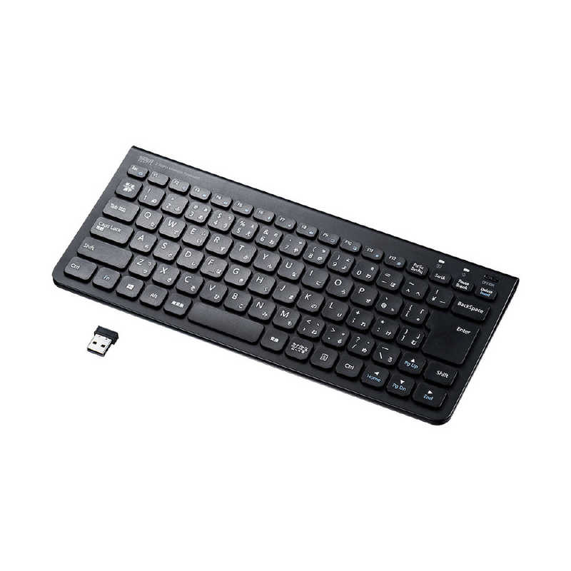 サンワサプライ SANWA SUPPLY ワイヤレススリムキーボード ブラック SKB-WL32BK