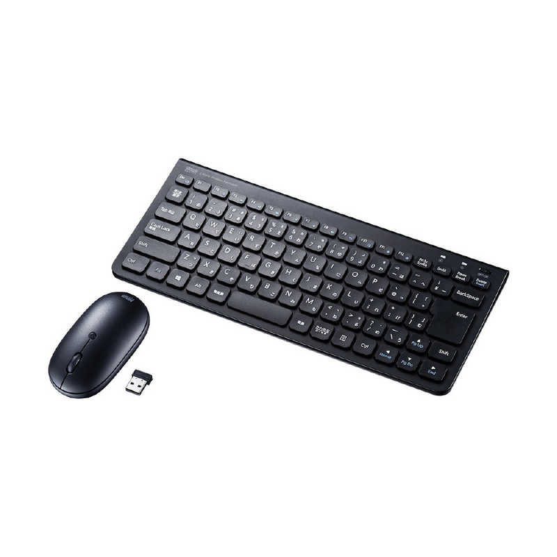 サンワサプライ SANWA SUPPLY マウス付きワイヤレスキーボード ブラック SKB-WL32SETBK