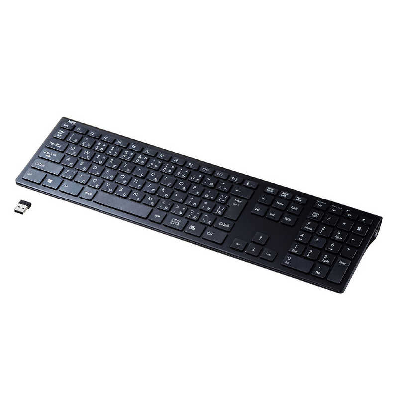 サンワサプライ SANWA SUPPLY ワイヤレススリムキーボード ブラック SKB-WL33BK