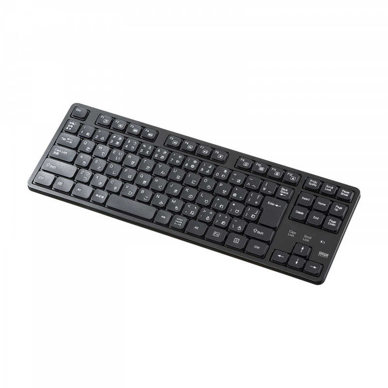 サンワサプライ?SANWA?SUPPLY?ワイヤレス静音キーボード（2.4GHzワイヤレス・テンキーなし） SKB-WL38BK