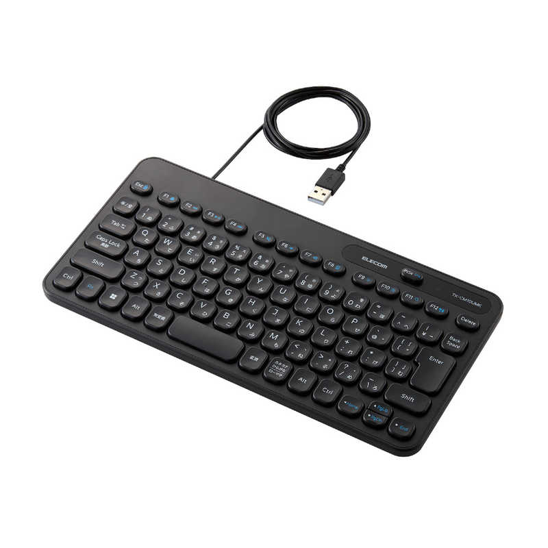 エレコム ELECOM 有線ミニキーボード TK-CM10UMKBK