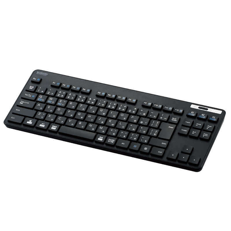 エレコム ELECOM Bluetooth　5.0　薄型コンパクトキーボード TK-FBM119KBK