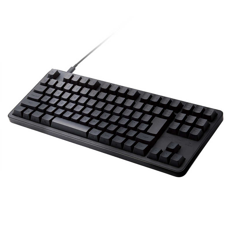 エレコム ELECOM 有線メカニカルテンキーレスキーボード TK-MC30UKTBK