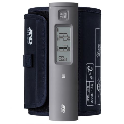 【決算20%オフクーポン対象商品】エーアンドデイ A&D 上腕式ホースレス血圧計 NFC内蔵 グレー UA-1100NFC-GY