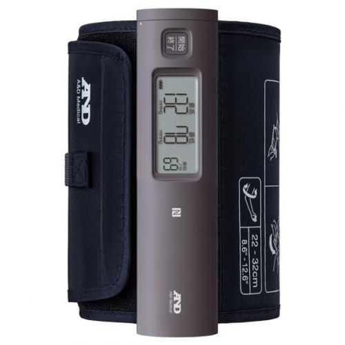 【決算20%オフクーポン対象商品】エーアンドデイ A&D 上腕式ホースレス血圧計 NFC内蔵 パープル UA-1100NFC-PL
