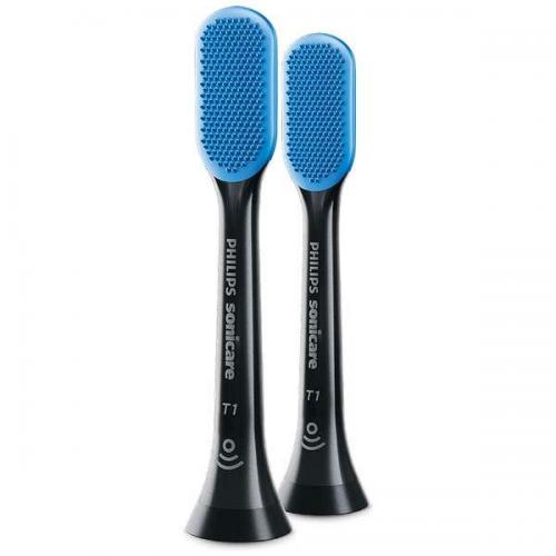 フィリップス PHILIPS ソニッケアー 電動歯ブラシ用 替えブラシ 舌磨きブラシヘッド ブラック 2本組 HX807211