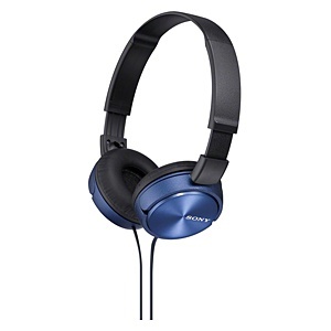ソニー SONY 密閉型ヘッドホン 折りたたみ式 ブルー MDR-ZX310L ソニー