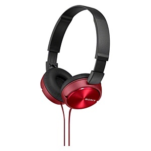 ソニー SONY ダイナミック密閉型ヘッドホン 折りたたみ式 レッド MDR-ZX310R ソニー