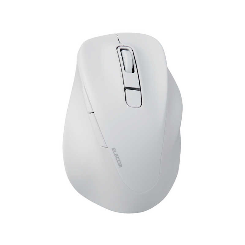 エレコム　ELECOM Bluetooth マウス 無線 静音 抗菌 5ボタン Lサイズ Windows Mac iPad 等対応 医師監修 EX-G ホワイト M-XGL30BBSKCWH