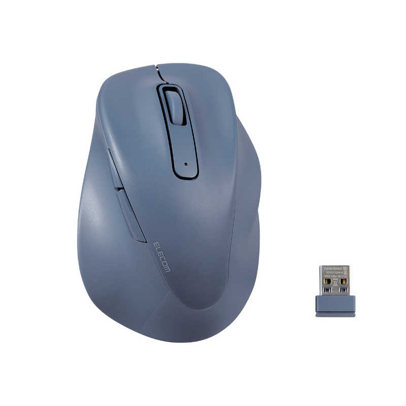 エレコム　ELECOM ワイヤレスマウス 無線 2.4GHz 静音 抗菌 5ボタン Sサイズ Windows Mac ChromeOS対応 医師監修 EX-G ブルー M-XGS30DBSKCBU