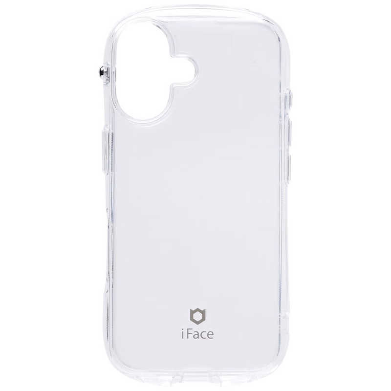 HAMEE iPhone 16用ハイブリッドケース I FACE LOOK IN CLEAR クリア／フロスト 41-980415
