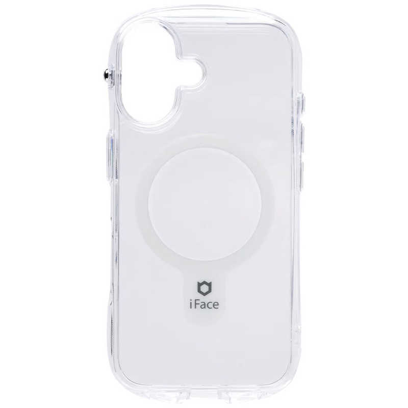 HAMEE iPhone 16用ハイブリッドMAGSYNQケース I FACE LOOK IN CLEAR クリア 41-980439
