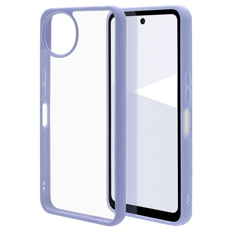 ラスタバナナ AQUOS wish5 FLEXGUARD TPU×PC ブルー×クリア 8817AW5HPBL