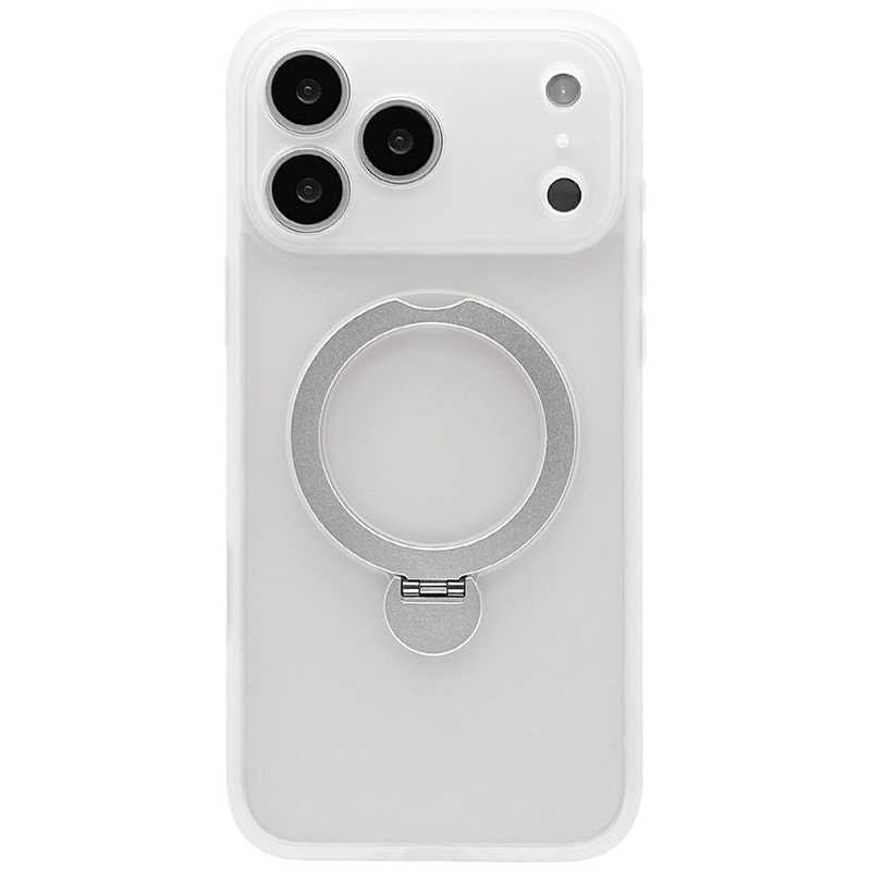 ラスタバナナ iPhone17 Pro Max用ZEROSAFE 極 回転スタンド 磁力充電対応 フロストホワイト 9101IP5DZSFWH