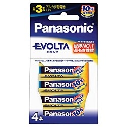 Panasonic 乾電池エボルタ単3形4本パック LR6EJ/4B パナソニック