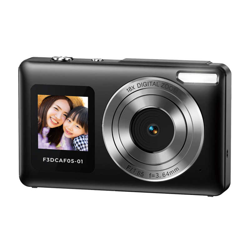 【決算20%オフクーポン対象商品】FFFSMARTLIFECONNECTE デジタルカメラ ブラック F3DCAF05-01