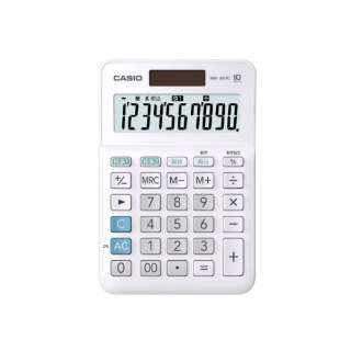 カシオ CASIO W税計算対応電卓 ホワイト MW-100TC-WE-N