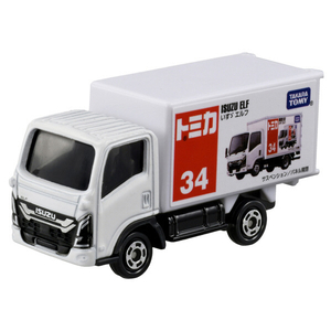 タカラトミー　トミカ No.34 いすゞ エルフ　ﾄﾐｶ34 ｲｽｽﾞ ｴﾙﾌ