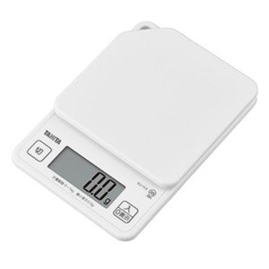 TANITA デジタルクッキングスケール 1kg ココナッツホワイト KJ-114-WH タニタ