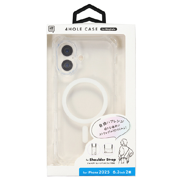 サンクレスト SUNCREST iPhone17用4ホールケース クリア I39FIJS04