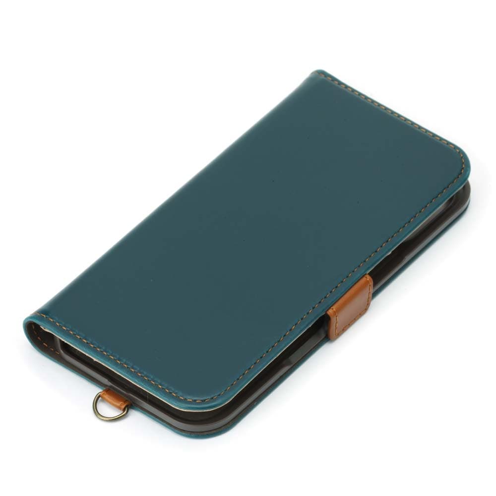 PGA iPhone 16(6.1インチ)フリップカバー Premium Style ブルー PG-24AFP01BL