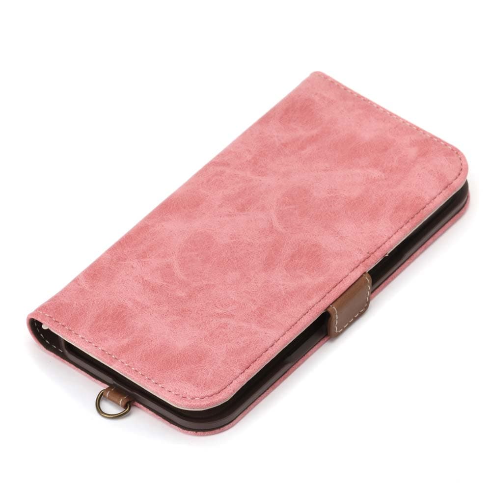 PGA iPhone 16(6.1インチ)フリップカバー Premium Style ダスティピンク PG-24AFP03PK