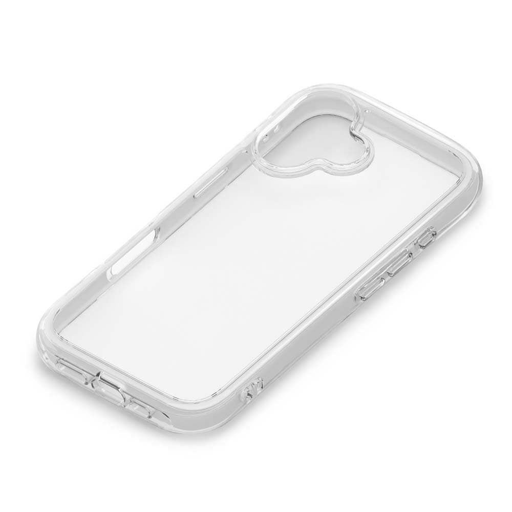PGA iPhone 16用エアクッションケース スノー PG-24APTA08CL