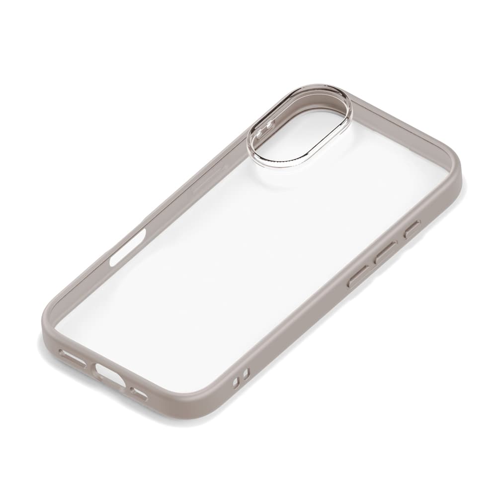 PGA iPhone 17用ガラスハイブリットケース ベージュ PG-25AGT02BE