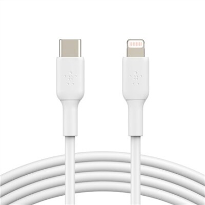 【決算20%オフクーポン対象商品】Belkin Lightning/USB-C データ転送ケーブル CAA003BT1MWH