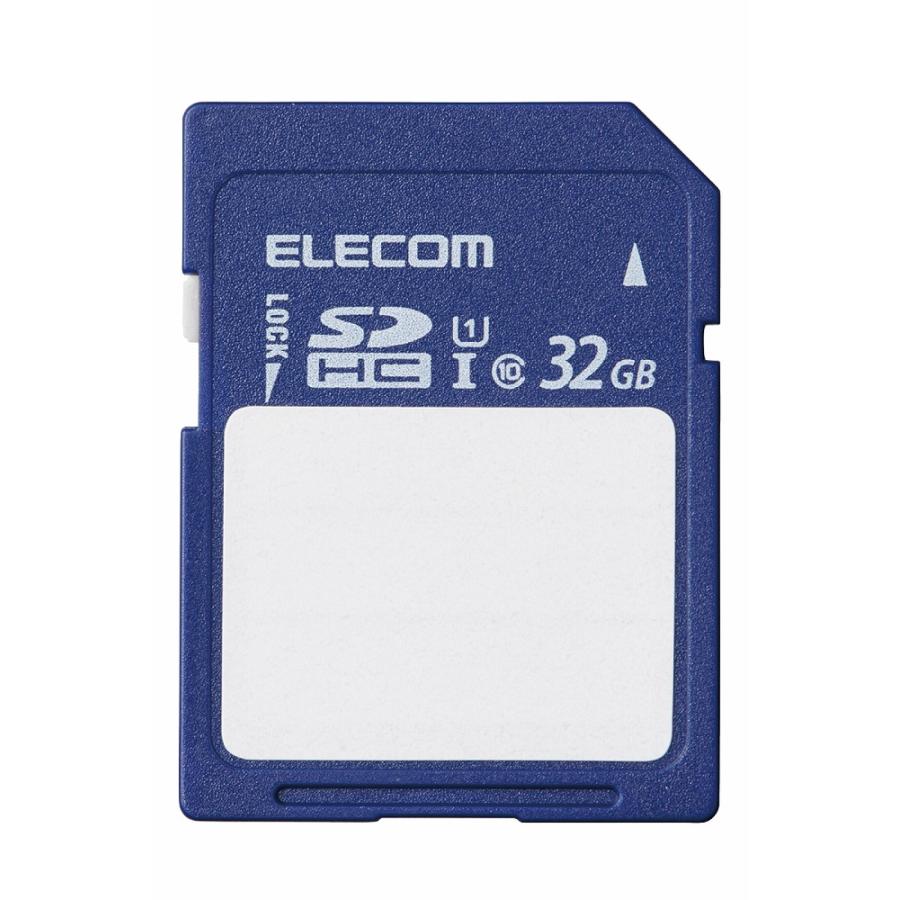 【決算20%オフクーポン対象商品】エレコム ELECOM 文字が書ける SDHC メモリカード MF-FS032GU11C
