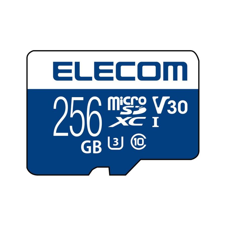 【決算20%オフクーポン対象商品】エレコム ELECOM microSDXCカード MF-MSU13V3R_XCシリーズ (256GB/Class10) MF-MS256GU13V3R