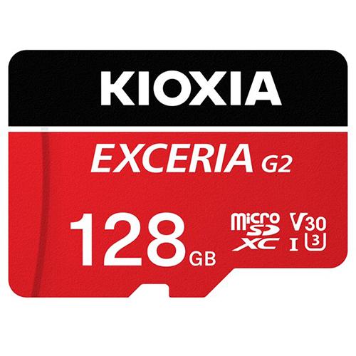 【決算20%オフクーポン対象商品】KIOXIA キオクシア microSDXC/SDHC UHS-1 メモリーカード 128GB R100/W50［Class10 /128GB］ KMU-B128GR