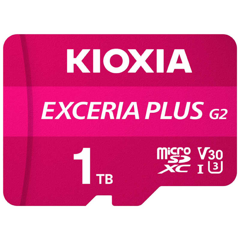【決算20%オフクーポン対象商品】KIOXIA キオクシア microSDXCカード UHS-I ［Class10 /1TB］ ピンク KMUH-B001T