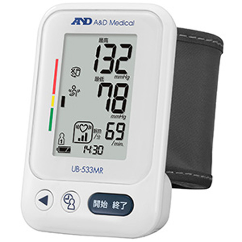 【決算20%オフクーポン対象商品】A&D 手首式血圧計 UB-533MR エーアンドデイ