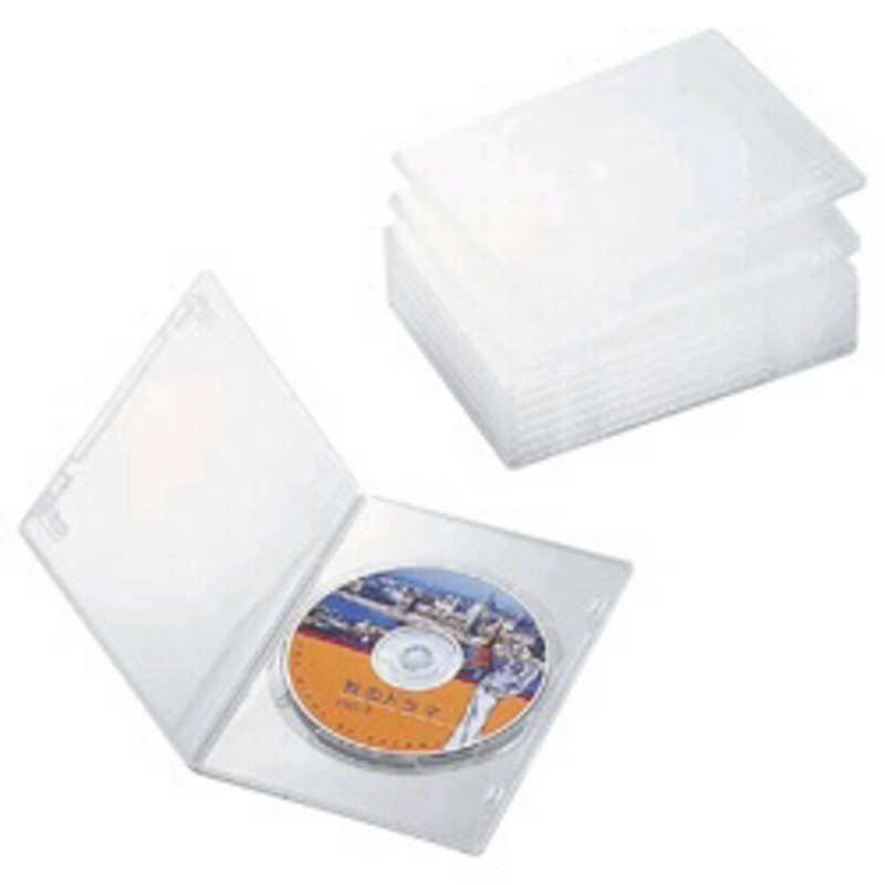 エレコム ELECOM スリムDVDトールケース CCD-DVDS03CR