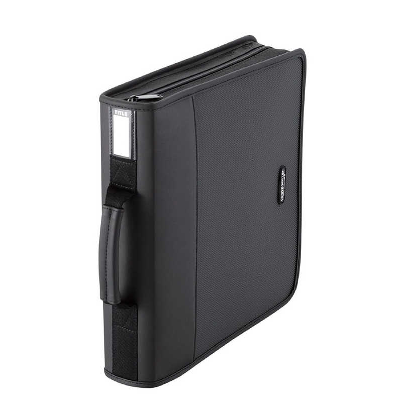 【決算20%オフクーポン対象商品】エレコム ELECOM CD/DVDファスナーケース（160枚収納） ブラック CCD-SS160BK