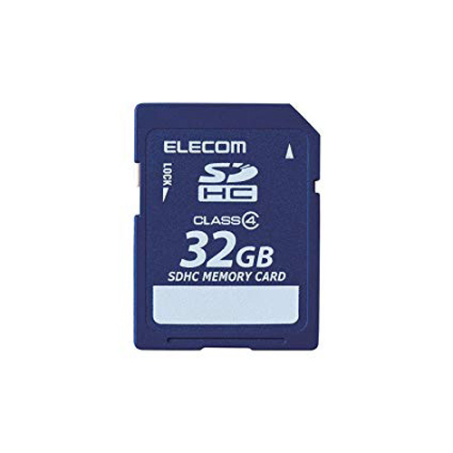 【決算50%オフクーポン対象商品】ELECOM Class4 SDHCメモリカード 32GB MFFSD032GC4R エレコム