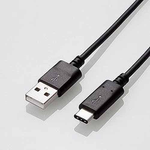 【決算50%オフクーポン対象商品】エレコム ELECOM USB2-0ケーブル(認証品、A-C) ブラック MPA-AC20NBK